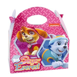 4 Caixas Cartão Patrulha Pata - Skye & Everest