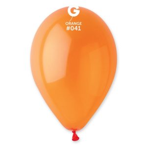 100 Balões Látex 12'' (30cm) Laranja Crystal #041