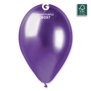 50 Balões Látex 13'' (33cm) Roxo Cromado #097