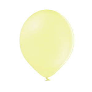 100 Balões Látex 12'' (30cm) Amarelo Pastel