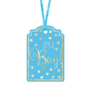 25 Etiquetas Azul Claro It's a Boy