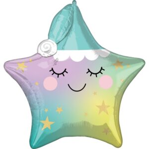 Balão Multi Sleepy Little Star Baby Shower