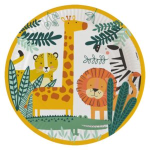 8 Pratos 23cm Get Wild - Safari