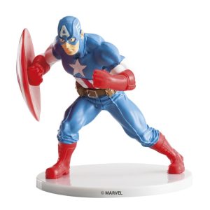 Decoração bolo Capitão América - Avengers