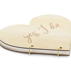 Livro em Madeira Guest Book