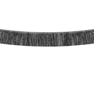 Grinalda com Franjas de Tecido Preto