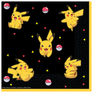 16 Guardanapos 33cm Pokémon