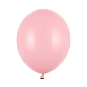 100 Balões Látex 12'' (30cm) Rosa Bebé Pastel