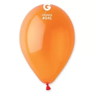 100 Balões Látex 12'' (30cm) Laranja Crystal #041