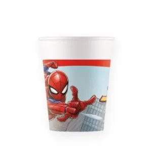 8 Copos Spiderman
