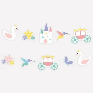 Grinalda de Papel Princesas